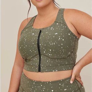 Torrid Olive Green Sports Bra
